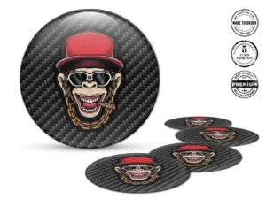 Domed Sticker Logo Limited Rocket-Powered Dynamics 